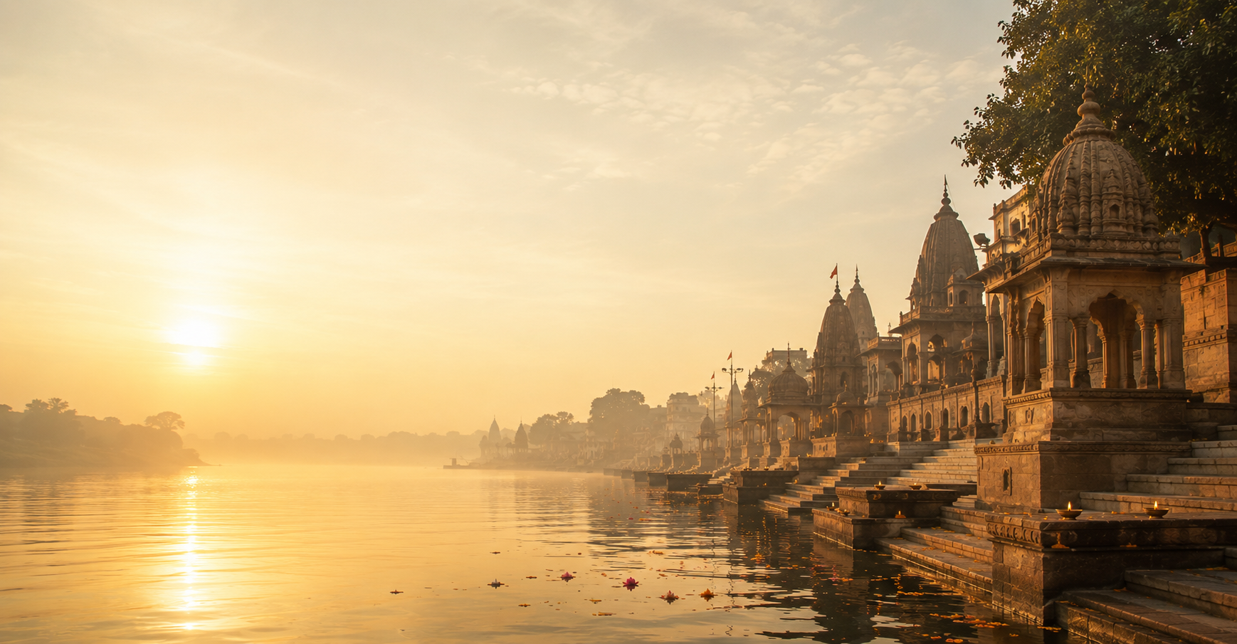 Godavari river and historic Nashik ghats