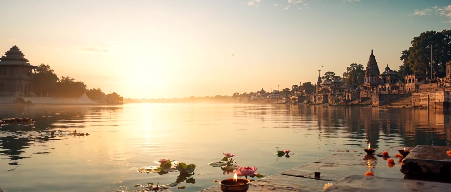 The sacred Godavari river at Nashik